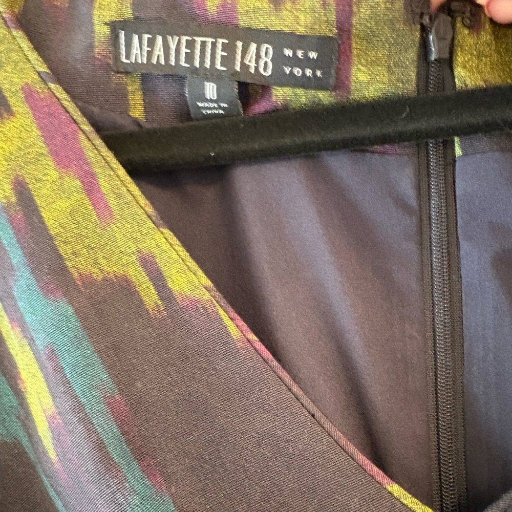 Lafayette 148 New York Patterned Dress - Picture 3 of 9